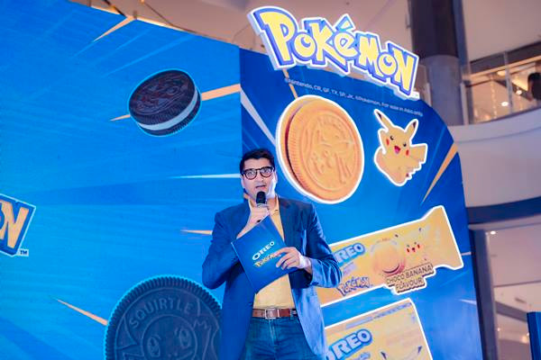 ông Sameer Yadav, Giám đốc Marketing, Mondelez Kinh Đô VN chia sẻ chương trình hợp tácbr class=