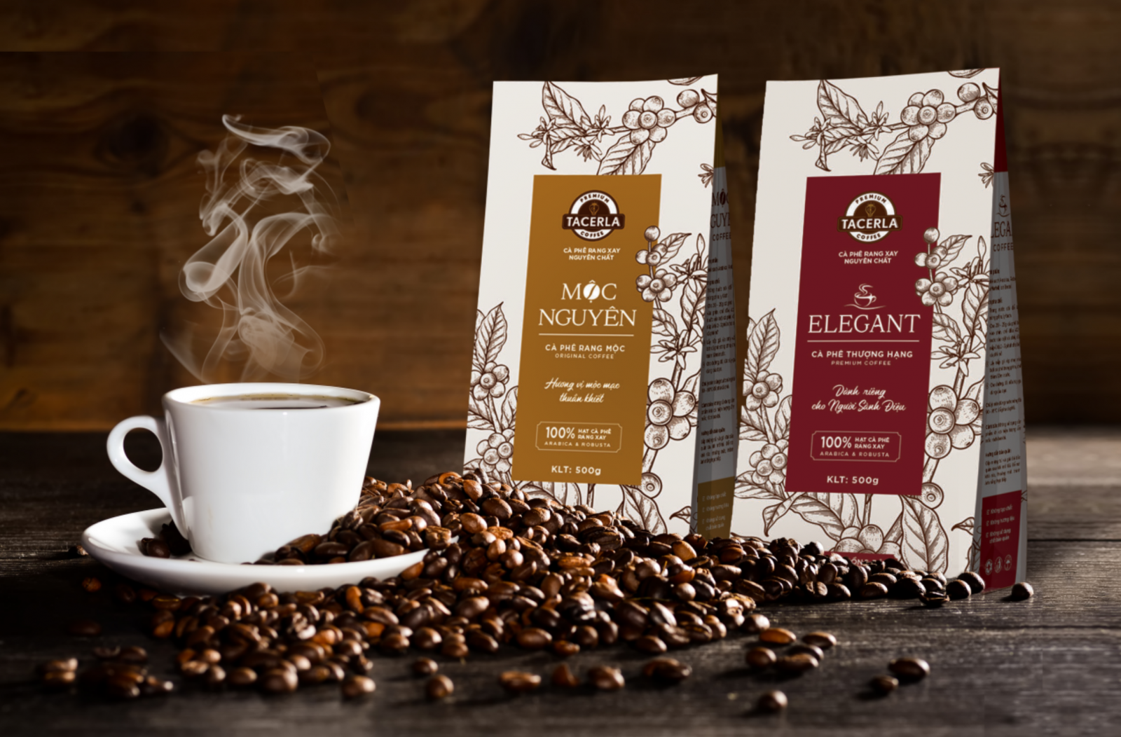 2 dòng sản phẩm của TACERLA COFFEE