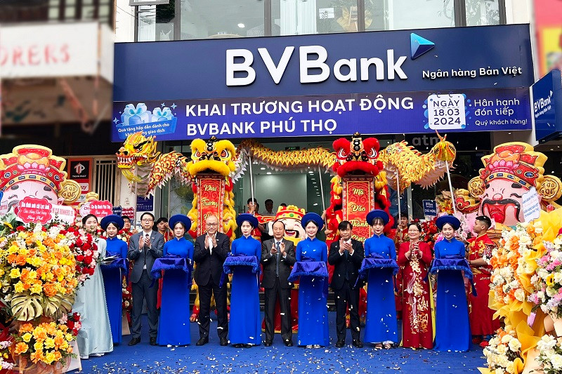 BVBank khai trương hoat động tại Phú Thọ