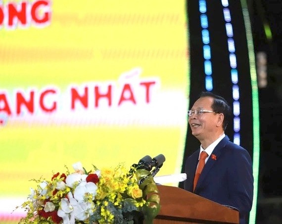 Ông Ngô Thanh Danh phát biểu tại lễ kỷ niệm 20 năm ngày thành lập tỉnh - Ảnh: TRUNG TÂN Ông Ngô Thanh Danh phát biểu tại lễ kỷ niệm 20 năm ngày thành lập tỉnh - Ảnh: TRUNG TÂN