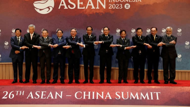 Hội nghị thượng đỉnh ASEAN-Trung Quốc tại Jakarta vào tháng 9/2023. Ảnh: Reuters