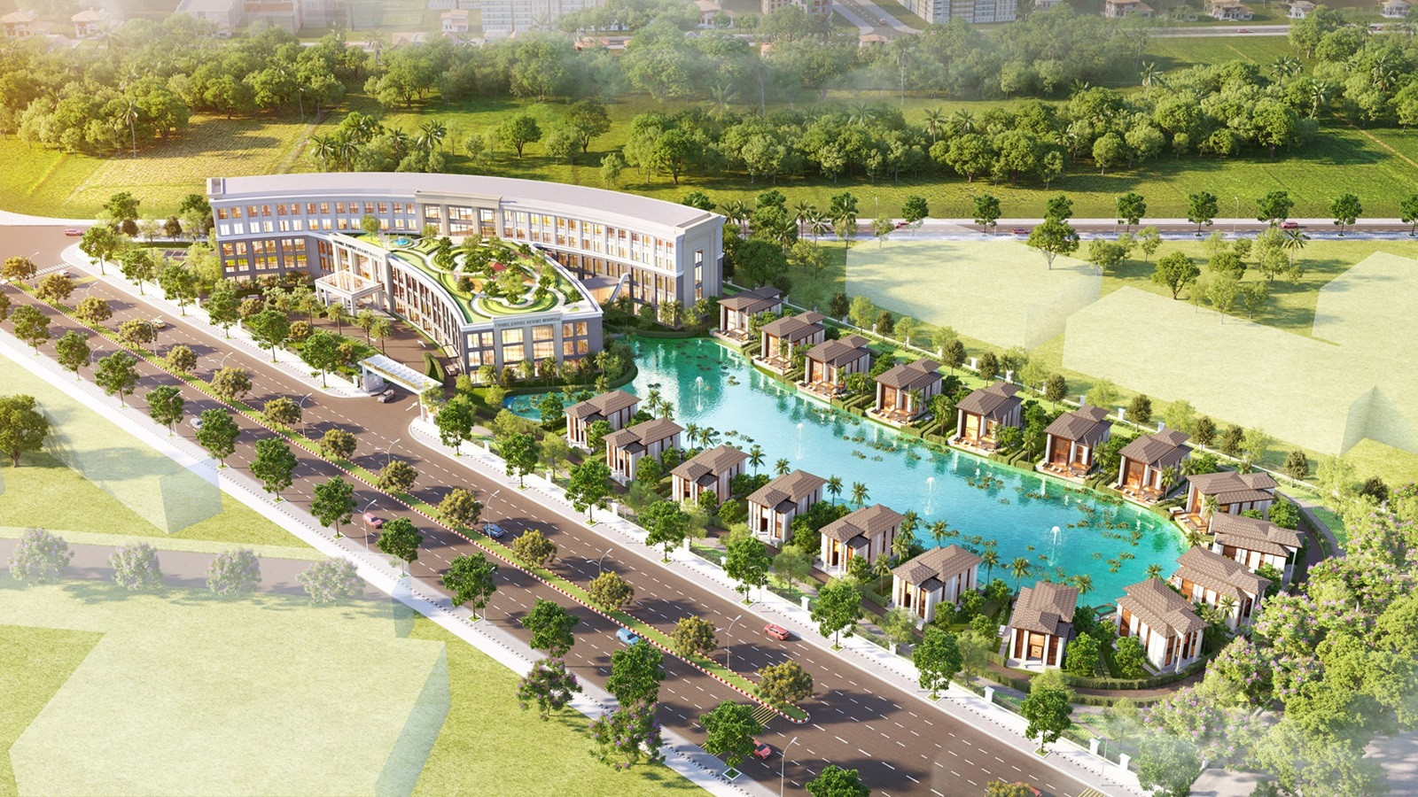 Vinhomes Ocean Park 2 cũng sở hữu bệnh viện theo mô hình resort cao cấp dự kiến đi vào hoạt động trong năm 2025.