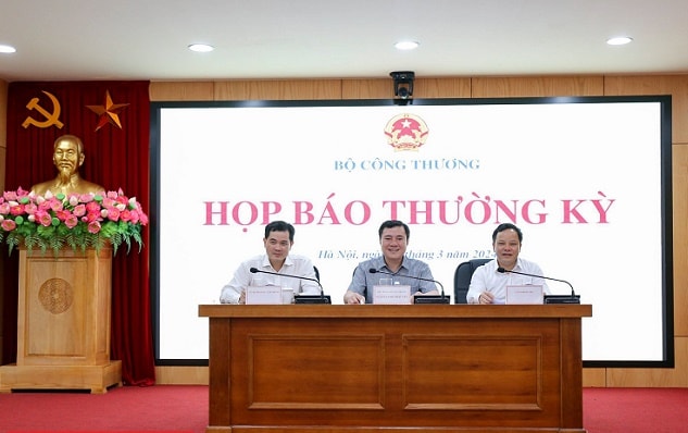 họp báo thường kỳ Bộ Công Thương tháng 3 và 3 tháng đầu năm 2024.