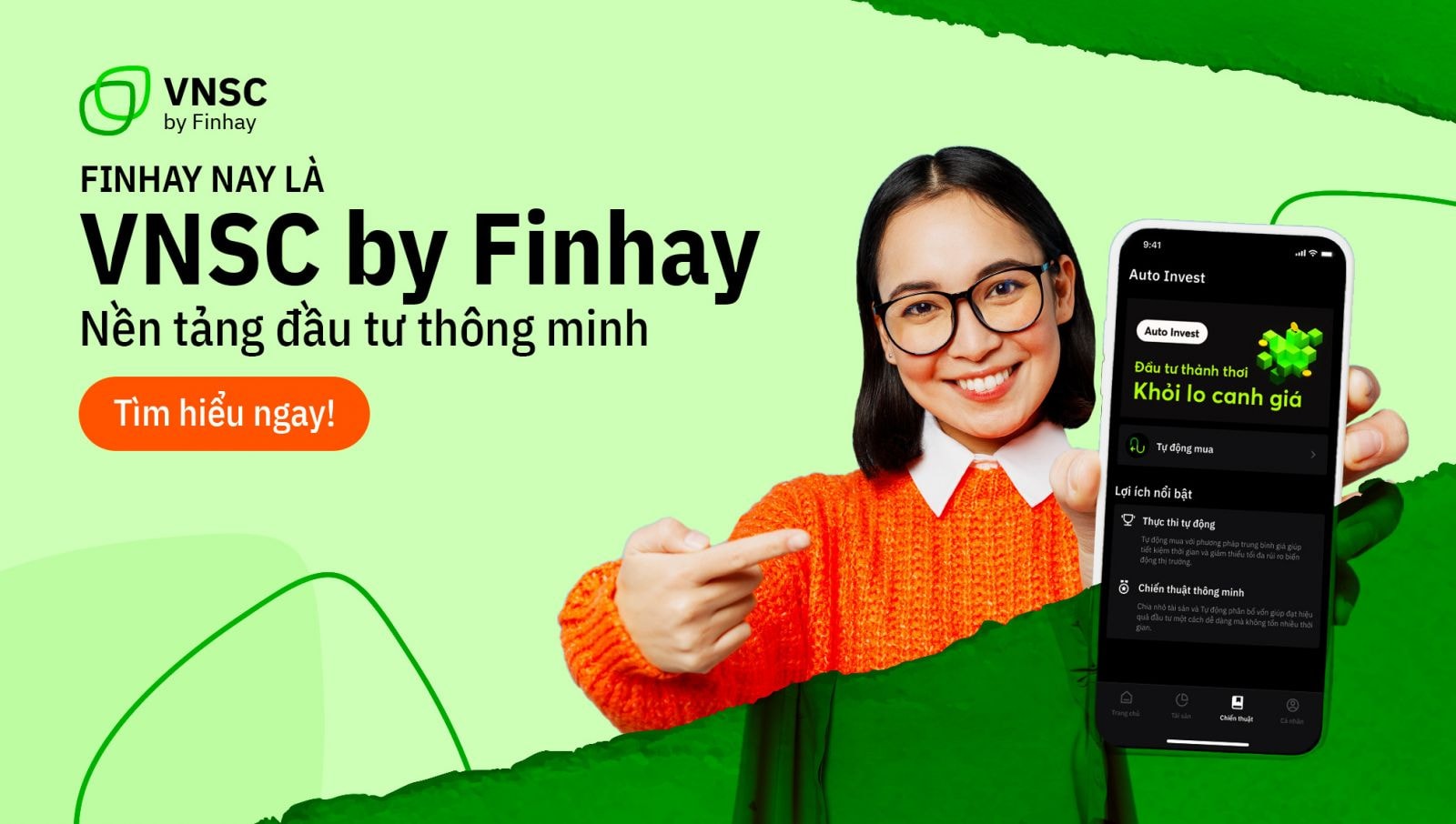 Nền tảng đầu tư thông minh VNSC by Finhay