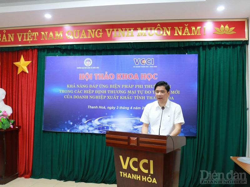 TS Đỗ Đình Hiệu, Giám đốc VCCI Chi nhánh Thanh Hóa - Ninh Bình