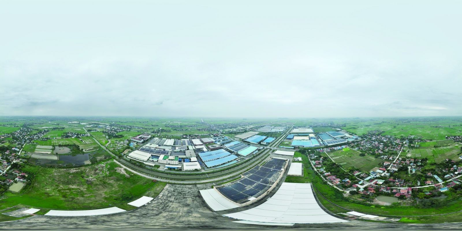  Tại KCN Bảo Minh, KCN này cùng với các doanh nghiệp đã thiết lập trên 50% các mái nhà xưởng đã sử dụng năng lượng mặt trời.