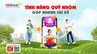 Thêm tính năng Quỹ nhóm, App HDBank tiếp tục gia tăng lợi ích của hệ sinh thái số