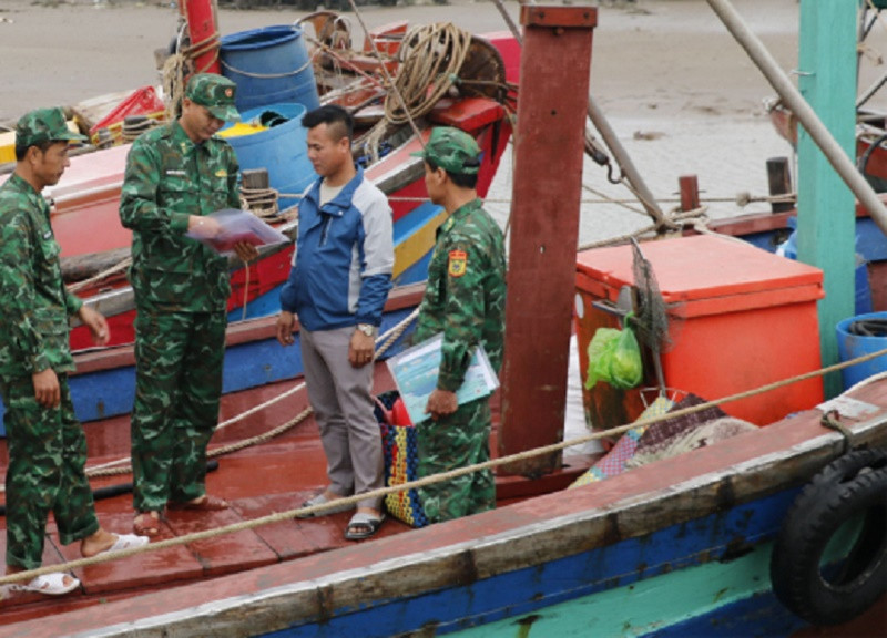 Thời gian qua, công tác chống khai thác (IUU) đã được triển khai quyết liệt trên địa bàn tỉnh (Ảnh minh họa)