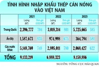 Cần thiết điều tra chống bán phá giá thép?