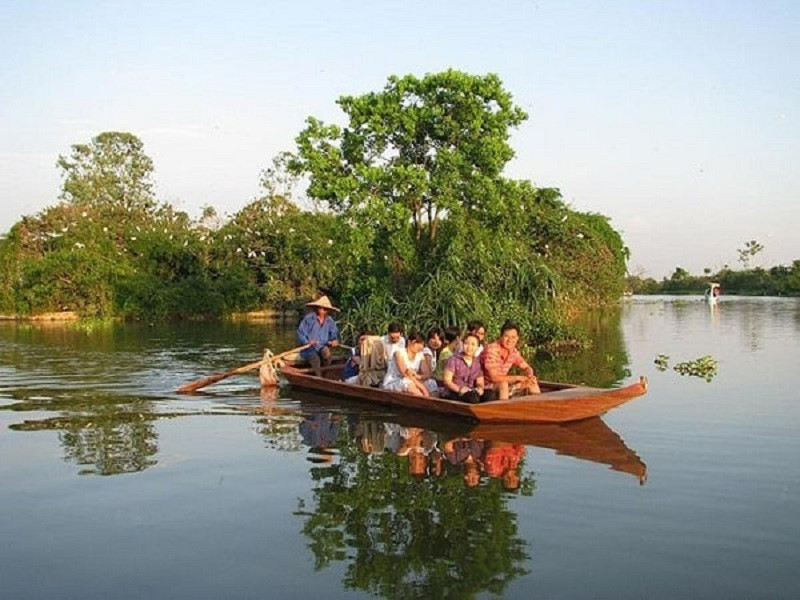 Thời gian qua, đảo Cò đã thu hút một lượng khách lớn