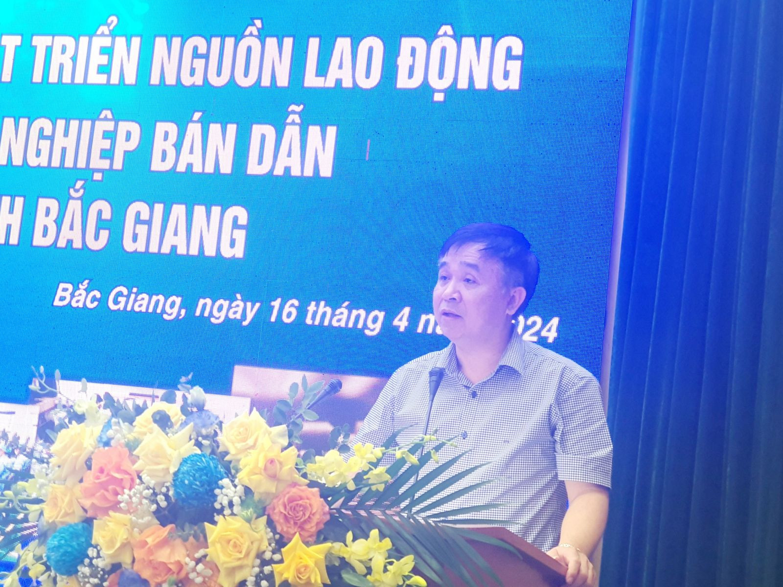 Ông Nguyễn Xuân Ngọc, Phó Trưởng Ban Quản lý các khu công nghiệp tỉnh Bắc Giang 