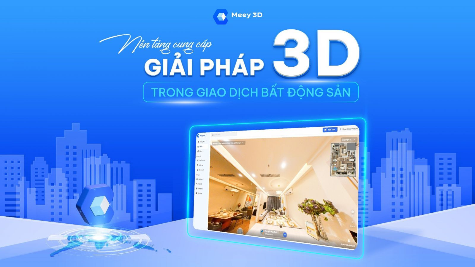 Meey 3D đem đến trải nghiệm thực tế ảo một cách chân thực