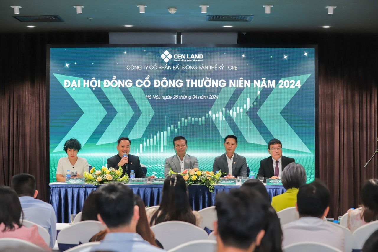 Ban Lãnh đạo Cen Land tại Đại hội Cổ đông thường niên 2024