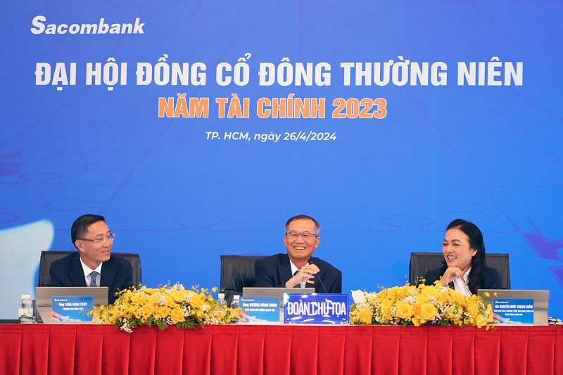 Chủ tọa đoàn Đại hội đồng cổ đông Sacombank năm 2023.