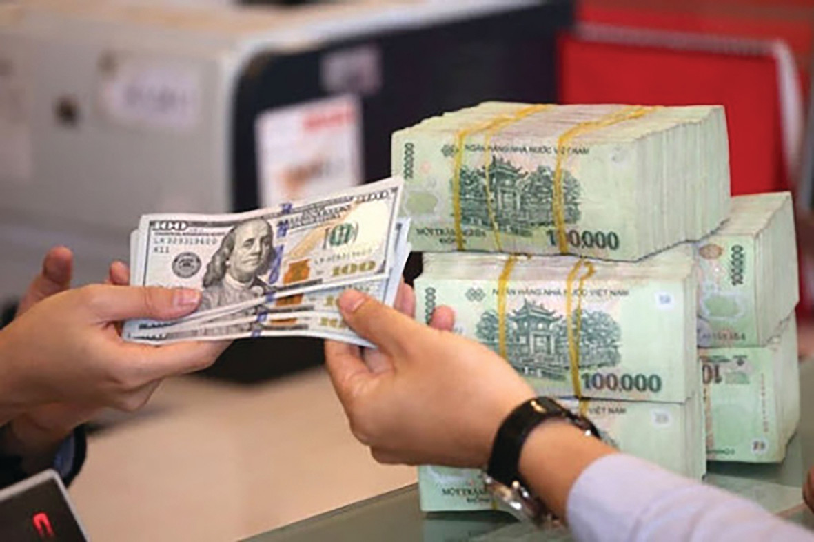 p/Tỷ giá USD/VND đã tăng 4,9% kể từ đầu năm đến nay.