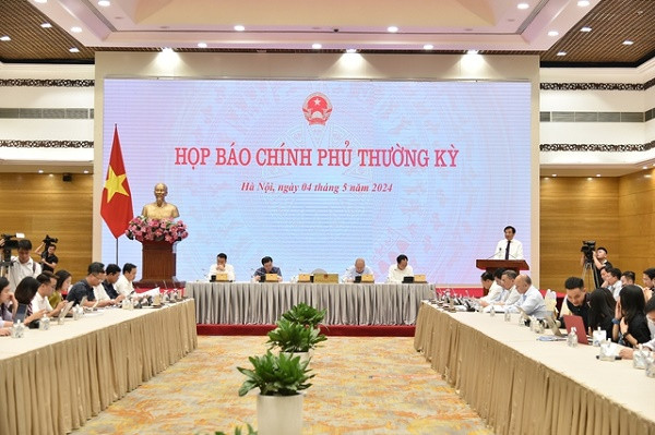 Toàn cảnh cuộc họp báo.Ảnh: VGP/Tuấn Dũng