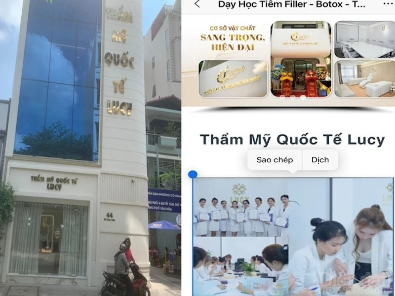 Sở Y tế TP.HCM cảnh báo người dân về tình trạng nhiều cơ sở thẩm mỹ hoạt động trái phép; liệu trình cung cấp dịch vụ có nội dung phản cảm, dễ biến tướng trái với văn hóa, đạo đức Việt Nam.