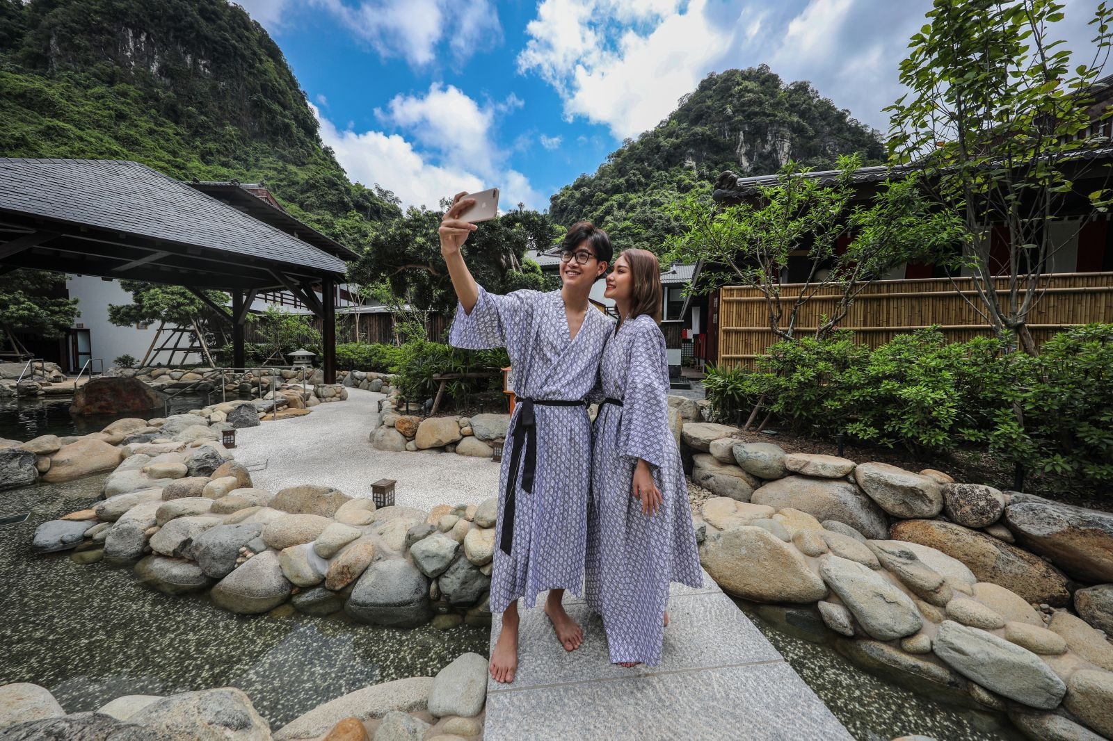 Không gian Yoko Onsen Quang Hanh đẹp tựa bức tranh sơn thủy hữu tình