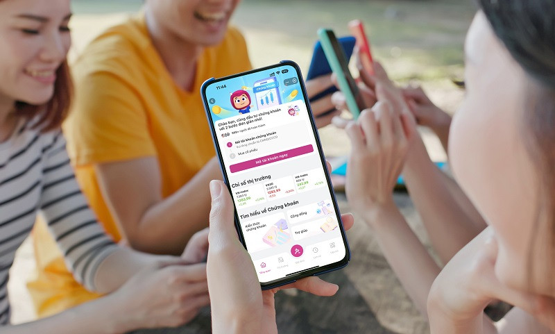 Ngay trên MoMo, người dùng có thể mở tài khoản chứng khoán hoàn toàn trực tuyến 