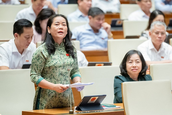 đại biểu Lê Thị Thanh Lam (Đoàn ĐBQH tỉnh Hậu Giang).