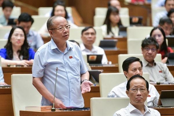 đại biểu Nguyễn Văn Thân (Đoàn ĐBQH tỉnh Thái Bình).
