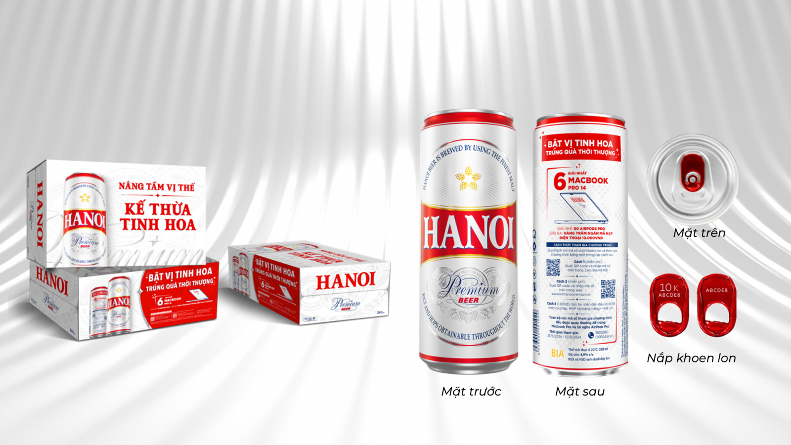 khách hàng mua sản phẩm khuyến mại, Quý Khách tìm mã số dưới khoen lon 