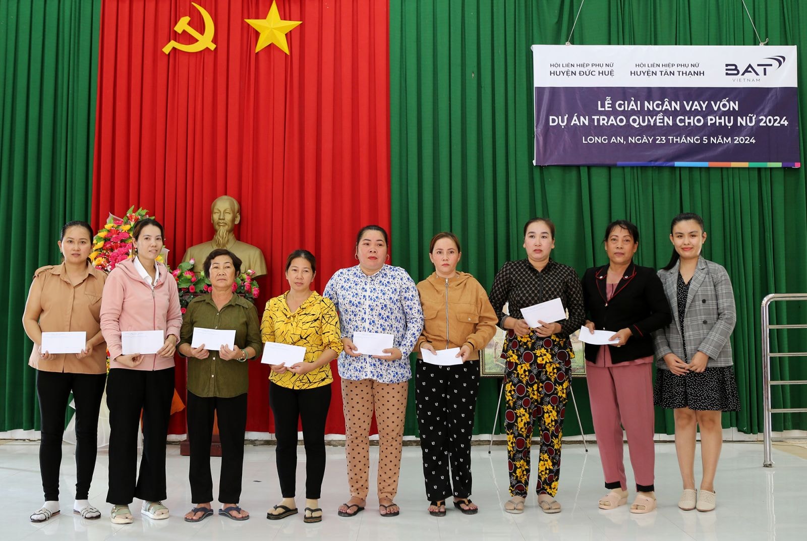 Đây là hoạt động thể hiện sự đồng hành của BAT Việt Nam cùng các chị em phụ nữ vươn lên cải thiện đời sống.