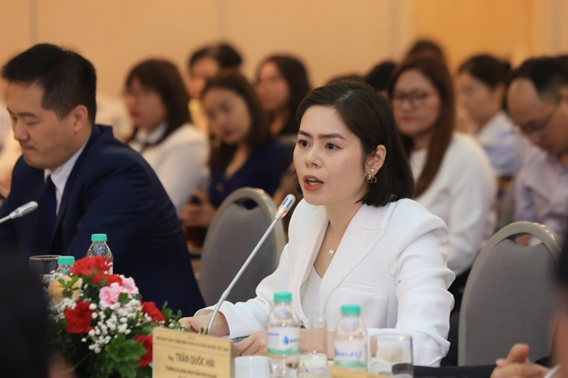 Bà Trần Tố Loan, Phó TGĐ Tập đoàn Sao Đỏ chia sẻ về những thách thức khó khăn trong việc chuyển đổi sang KCN sinh thái