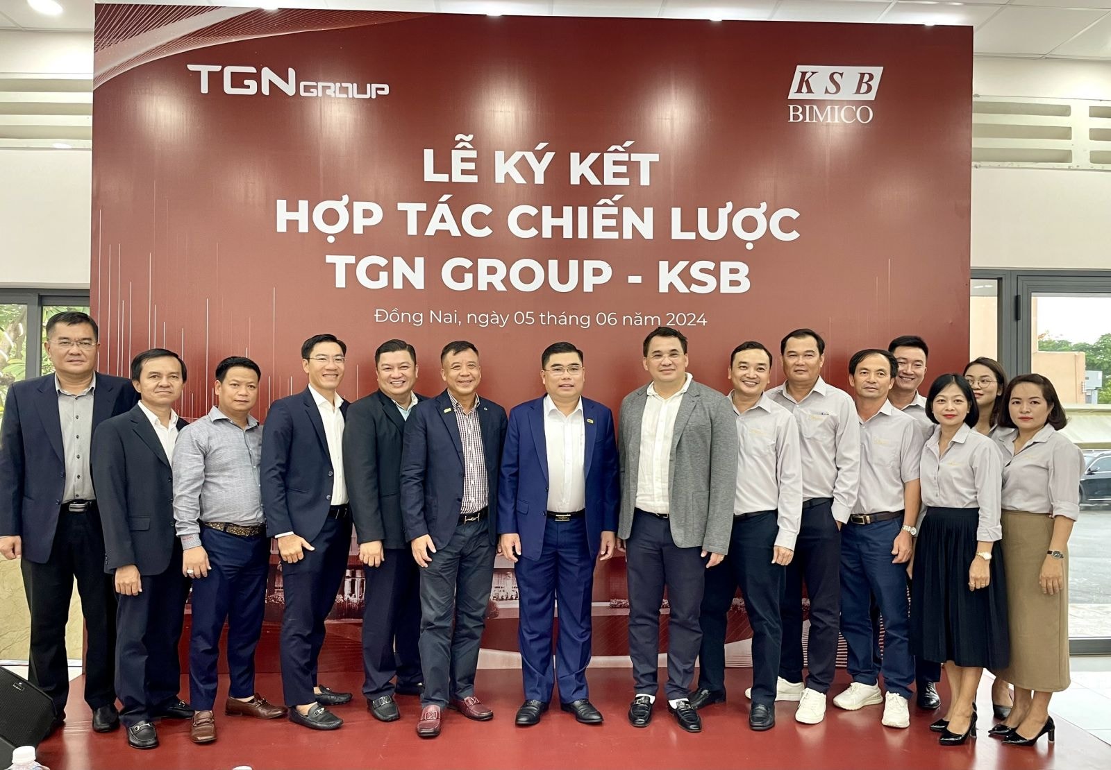 Đại diện KSB và TGN Group tại lễ ký kết đối tác chiến lược