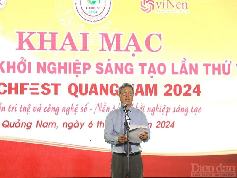 Ông Hồ Quang Bửu – Quyền Chủ tịch UBND tỉnh Quảng Nam kỳ vọng Techfest Quảng Nam 2024 sẽ xây dựng lớp doanh nhân Quảng Nam giàu năng lượng.