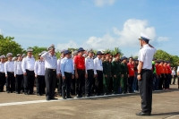 Vùng 3 Hải quân đưa các đoàn công tác thăm huyện đảo Trường Sa và Nhà giàn DK1