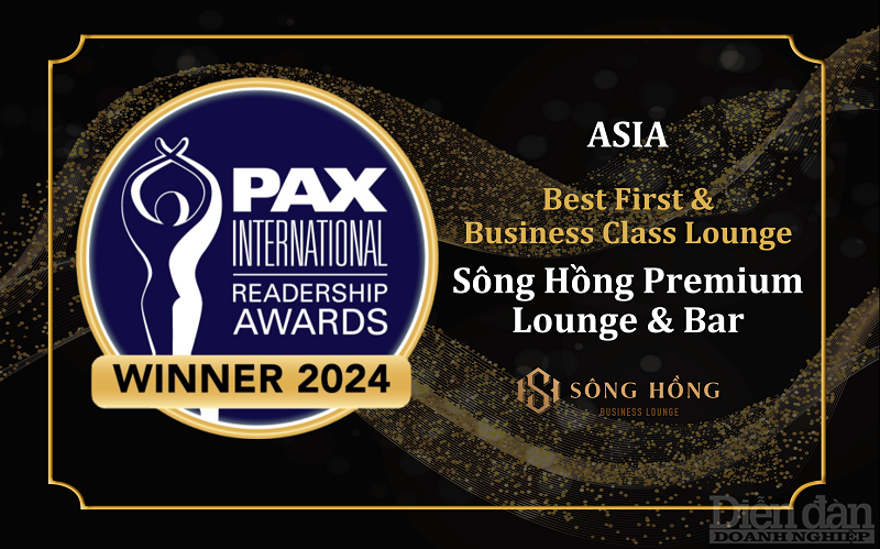 Tại lễ trao giải PAX Readership Awards 2024, tổ chức tại khách sạn Radisson Blu, Hamburg, phòng khách Sông Hồng Premium Lounge & Bar thuộc hệ thống phòng khách thương gia Sông Hồng trở thành cái tên duy nhất tại Việt Nam được vinh danh