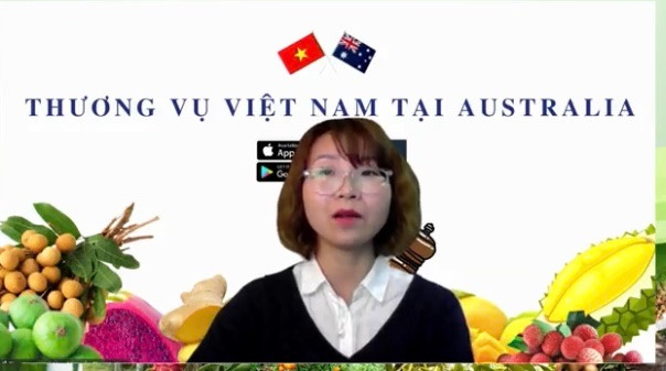 Bà Nguyễn Thu Hường - đại diện Thương vụ Việt Nam tại Australia 