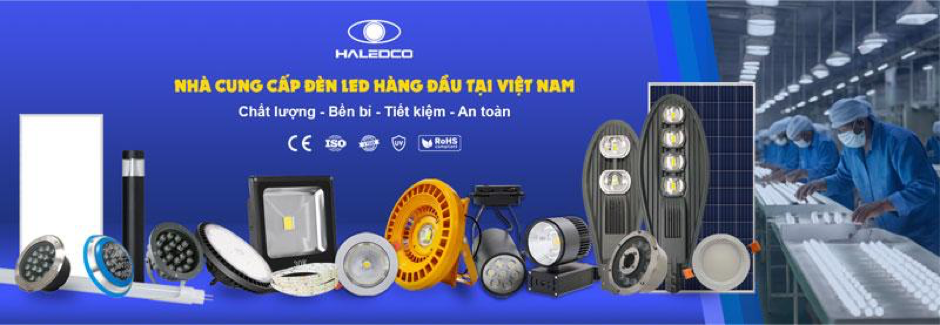 Đèn LED HALEDCO sử dụng nguồn LED DONE