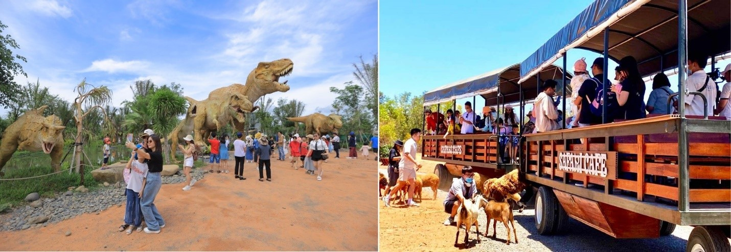 Các công viên giải trí, công viên chủ đề như Safari Café, Dino Park thu hút nhiều du khách trải nghiệm