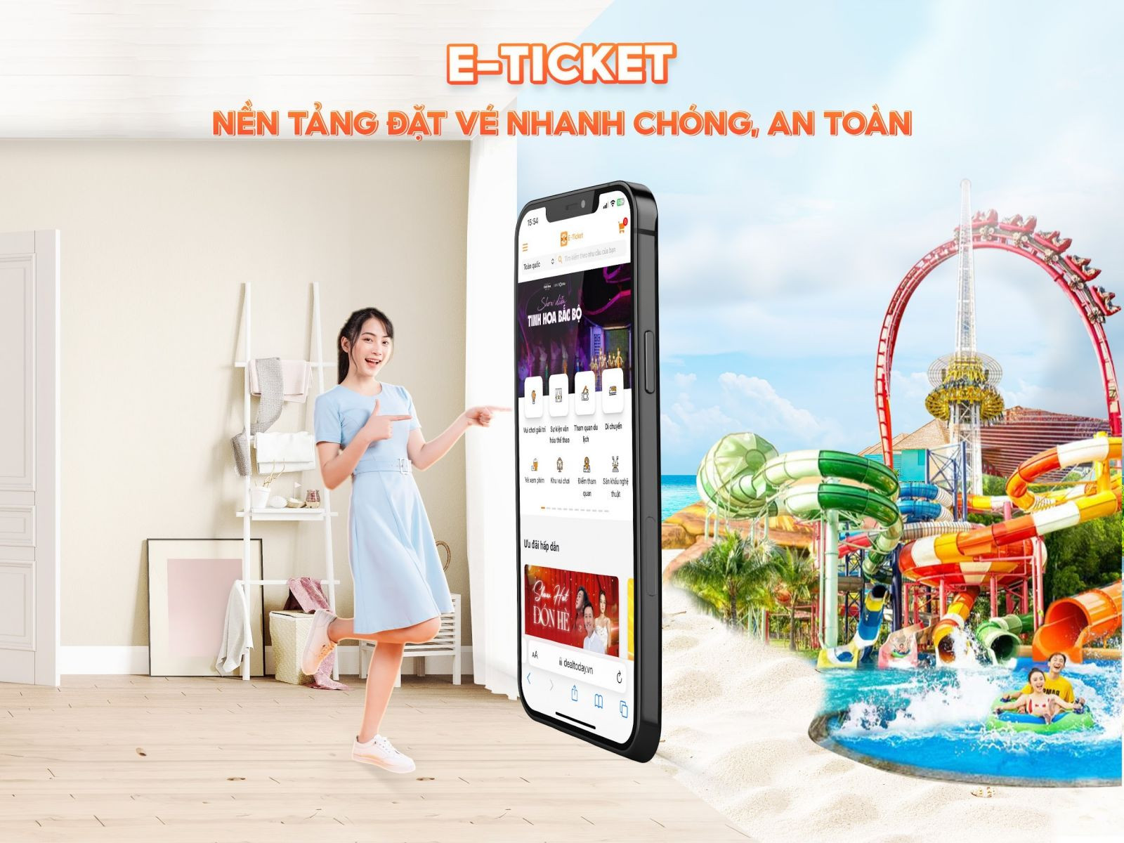 E-Ticket - Nền tảng đặt vé nhanh chóng, an toàn