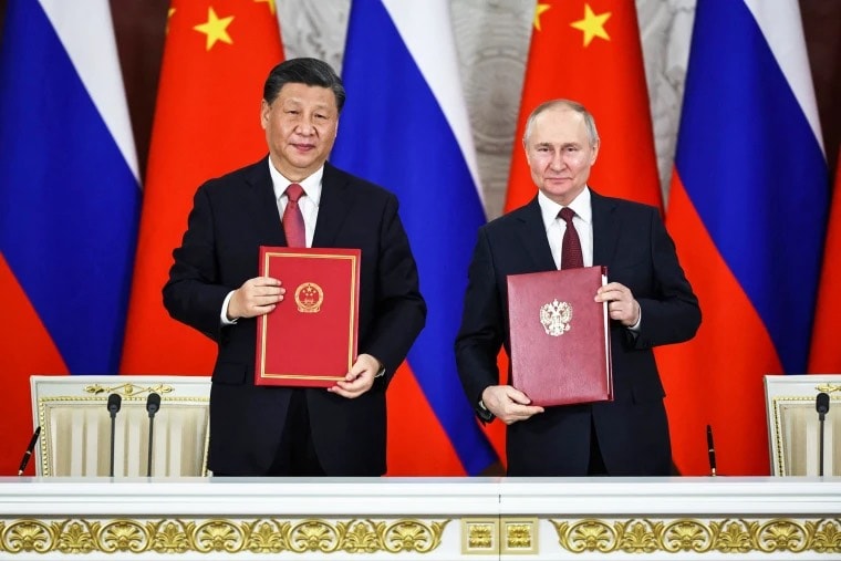 Chuyến thăm của ông Putin tại Trung Quốc.