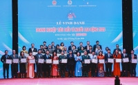 Vinh danh 64 doanh nghiệp tiêu biểu vì người lao động năm 2023