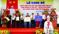 Long An: Tập trung xây dựng nông thôn mới