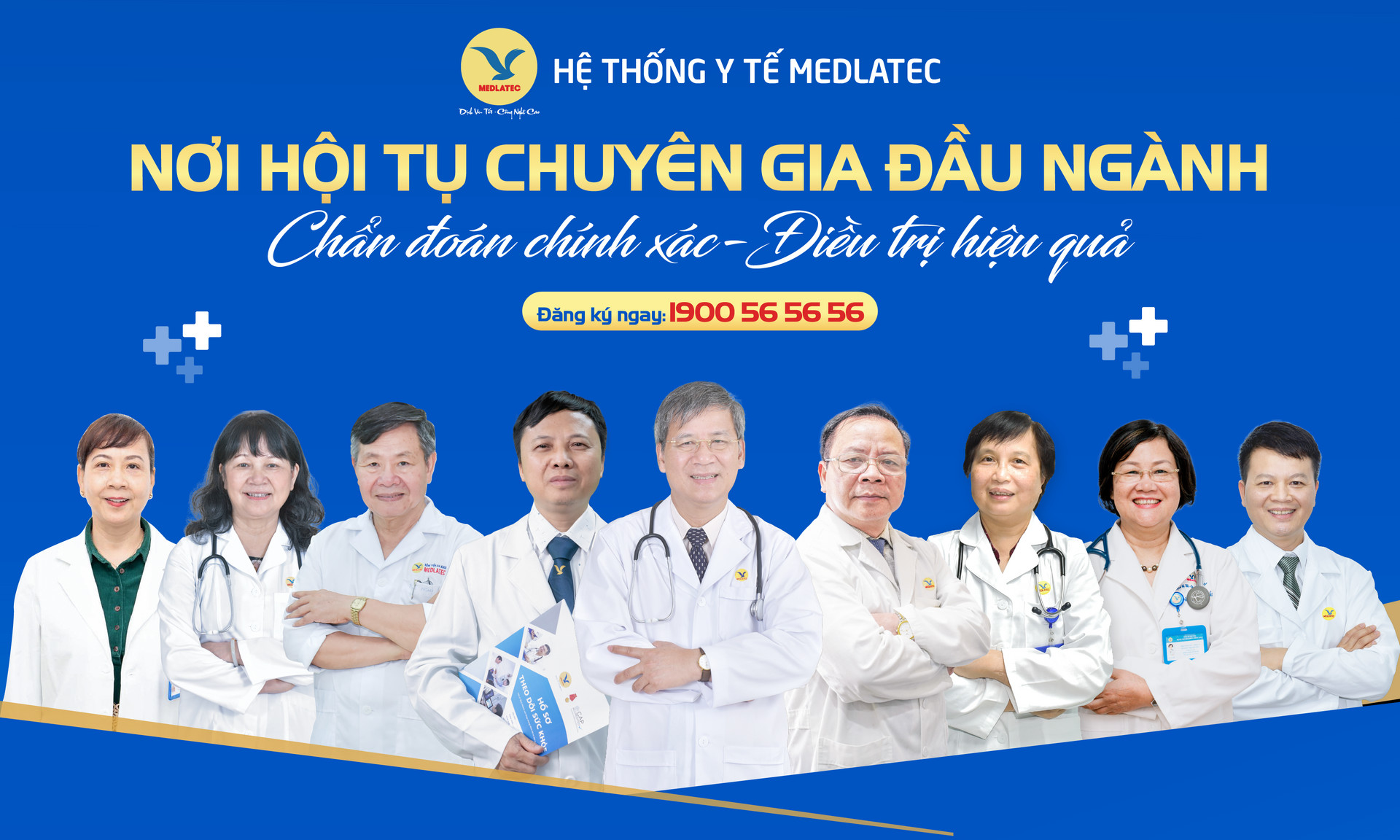 Tại Hệ thống Y tế MEDLATEC, người dân an tâm được đội ngũ chuyên gia đầu ngành và giàu kinh nghiệm thăm khám, tư vấn tận tâm