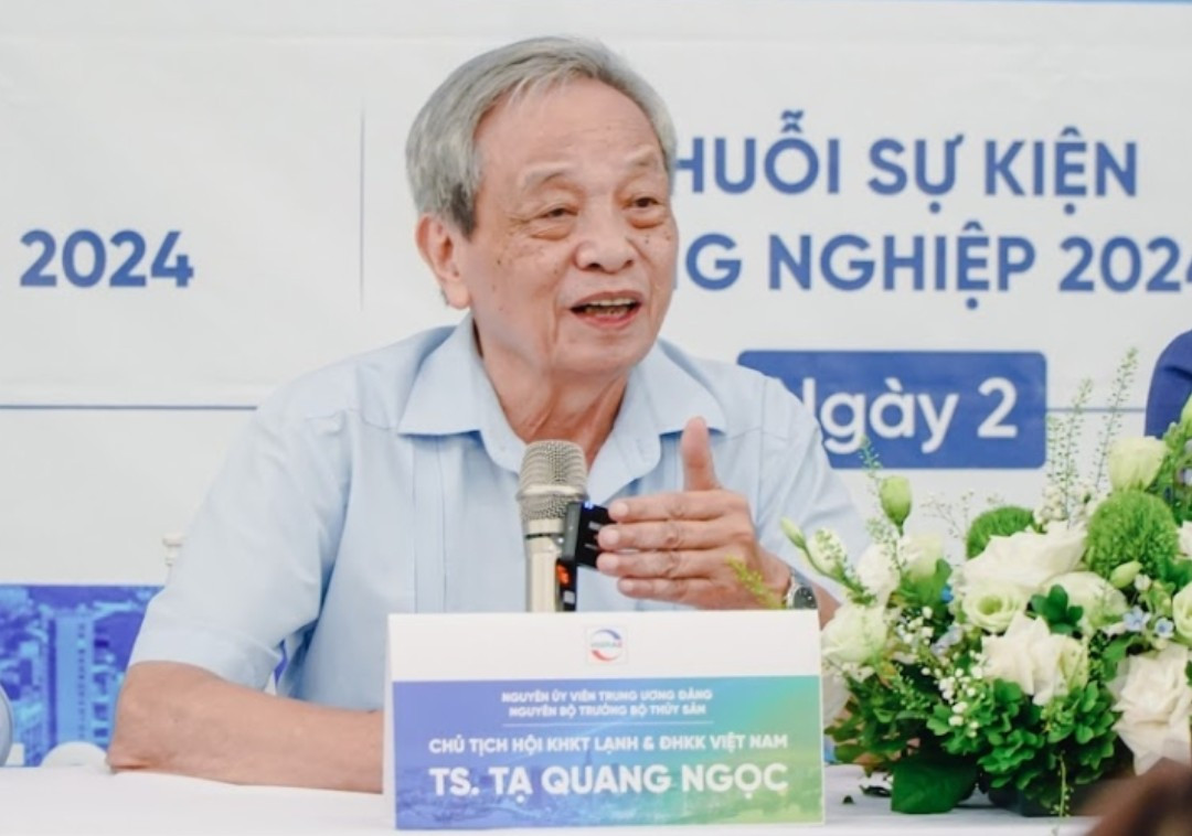 TS. Tạ Quang Ngọc, Chủ tịch Hội Khoa học kỹ thuật Lạnh và Điều hòa không khí Việt Nam