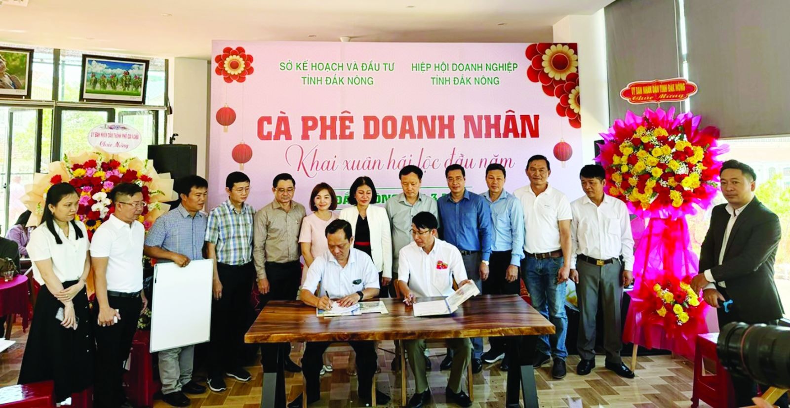  Hiệp hội Doanh nghiệp  tỉnh Đắk Nông ký hợp tác kết nối cung, cầu và xúc tiến thương mại với Hội doanh nghiệp quận Tân Phú, TP.HCM.