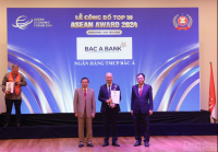 BAC A BANK được vinh danh Top 10 doanh nghiệp tiêu biểu ASEAN 2024