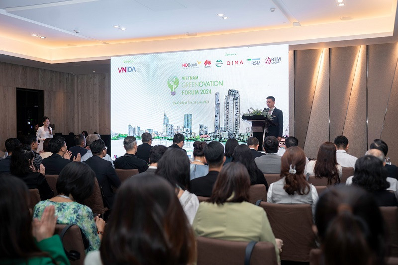 Toàn cảnh Diễn đàn Đổi Mới Xanh - Vietnam Greenovation Forum 2024