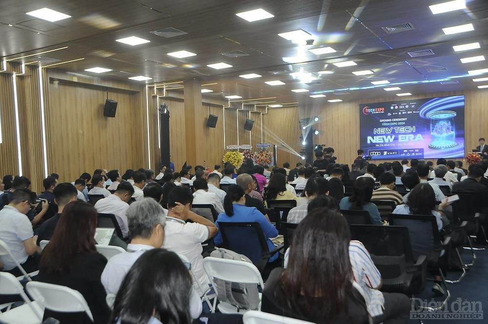 Diễn đàn Công nghệ Quốc tế Itech Expo 2024 thu hút đông đảo doanh nghiệp ngành công nghệ tham dự - Ảnh: Đình Đại.