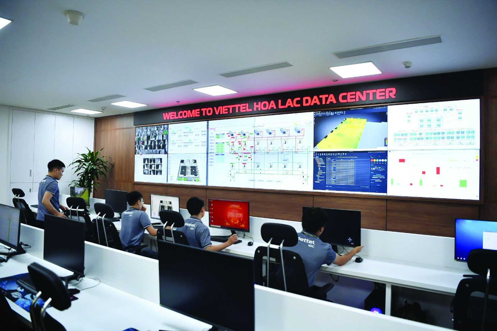  Hệ thống trung tâm dữ liệu của Viettel IDC được thiết kế đảm bảo tiêu chuẩn quốc tế.