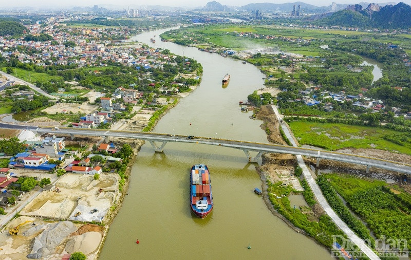 Cầu Dinh kết nối TP Hải Phòng và tỉnh Hải Dương được đưa vào sử dụng từ tháng 7/2021