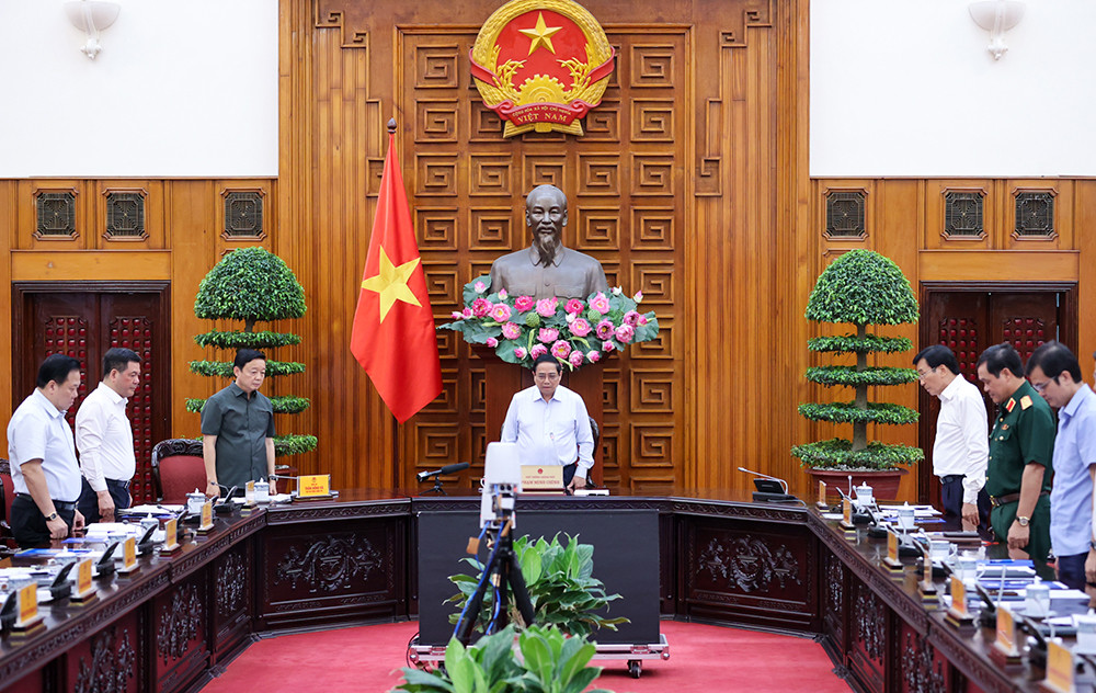  Thủ tướng Phạm Minh Chính chủ trì cuộc họp và yêu cầu hoàn thành đường dây 500 kV mạch 3 dịp kỷ niệm 79 năm Cách mạng tháng Tám và Quốc khánh 2/9