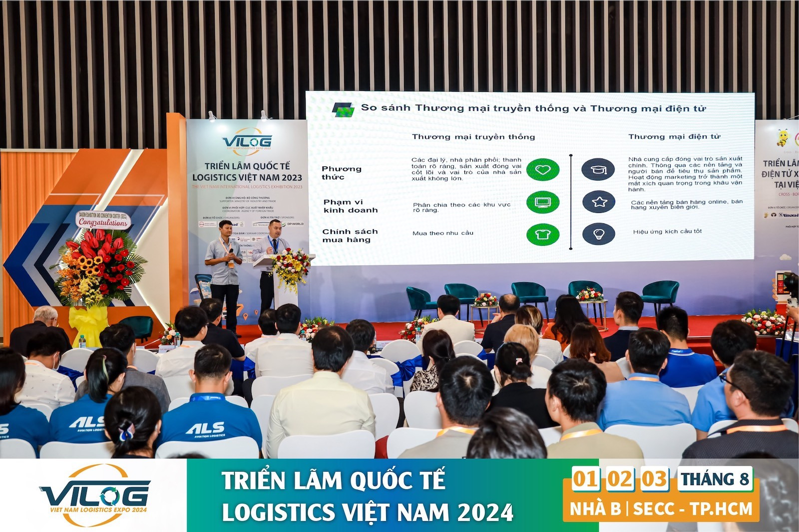 VILOG là triển lãm lớn nhất của Việt Nam trong lĩnh vực logistics. Năm 2024, Triển lãm dự kiến có 400 gian hàng từ hơn 300 công ty đại diện cho 20 quốc gia và vùng lãnh thổ tham gia. 