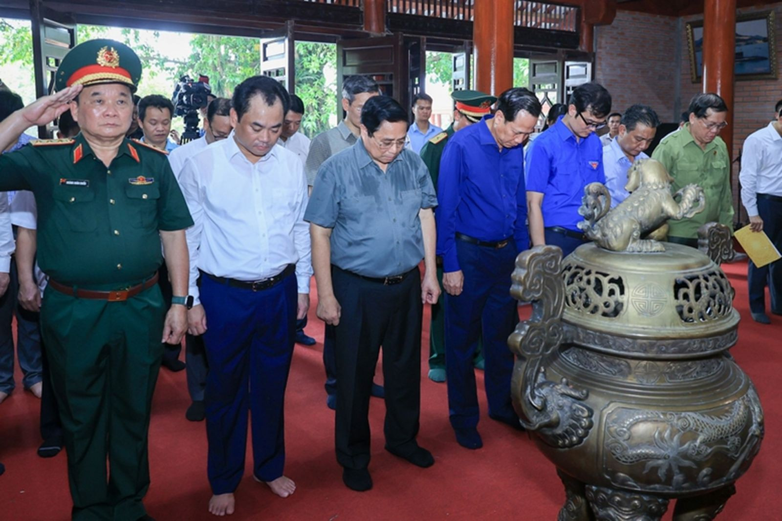 Khu di tích lịch sử Quốc gia 27/7 là nơi vào ngày 27/7/1947 diễn ra cuộc mít tinh trọng thể gồm 300 cán bộ, bộ đội và đại diện các tầng lớp nhân dân địa phương họp mặt nghe công bố bức thư của Bác Hồ, ghi nhận sự ra đời Ngày Thương binh - Liệt sĩ - Ảnh: VGP/Nhật Bắc